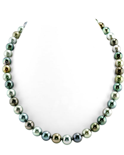 8-10mm Tahitian South Sea Multicolor Pearl Necklace