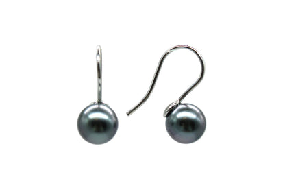 French Hook Earrings on 14K White Gold